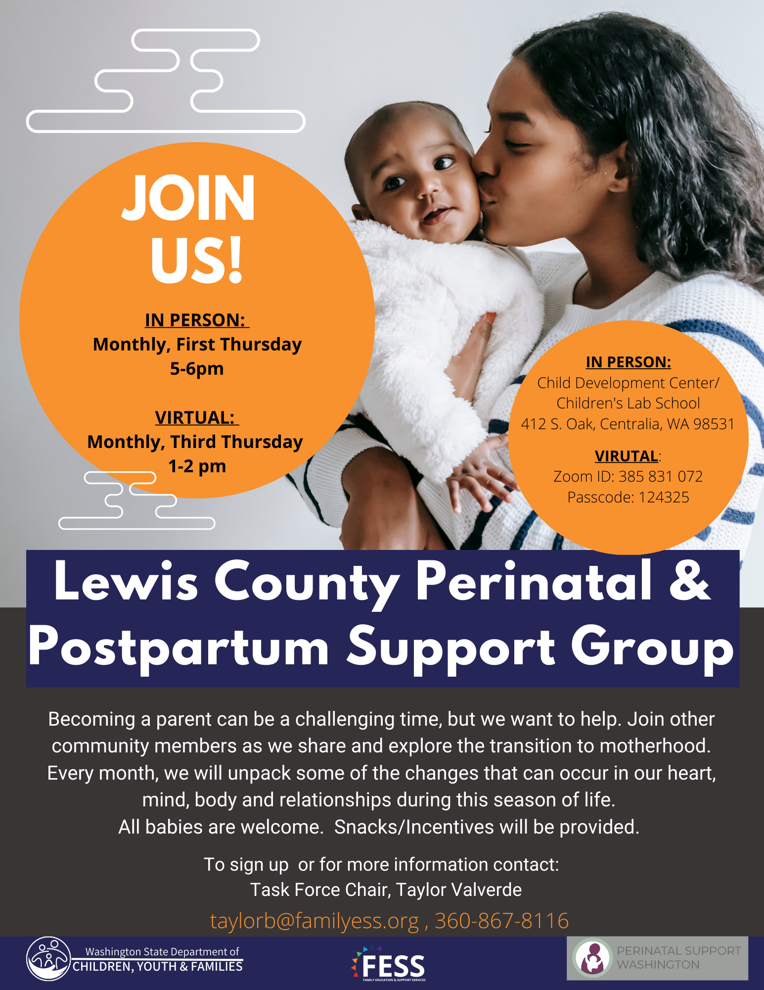 Lewis County Perinatal & Postpartum Support Group – Family Education ...